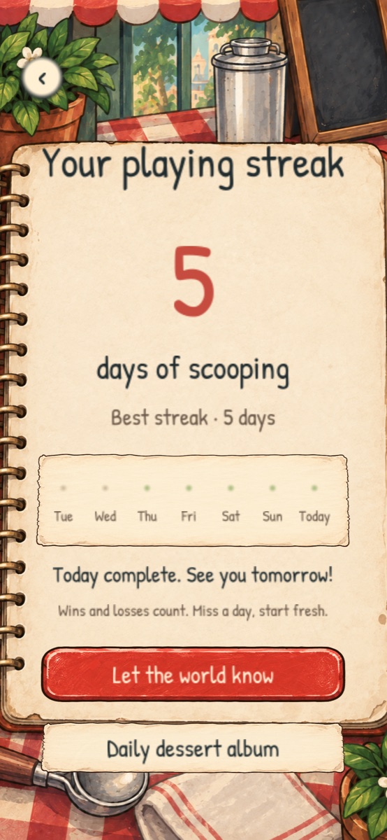 Keep your streak growing in Scoop Slide version 1.2